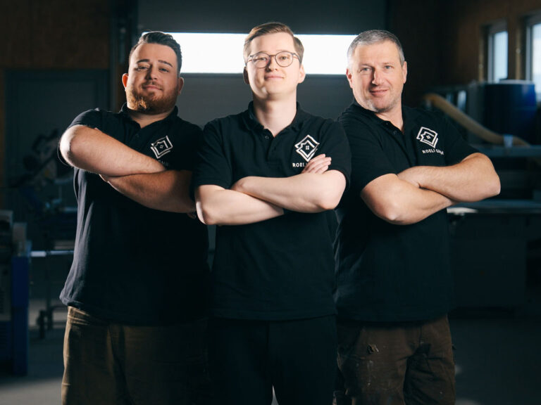 Das Montageteam der Roeli GmbH für Ogersheim
